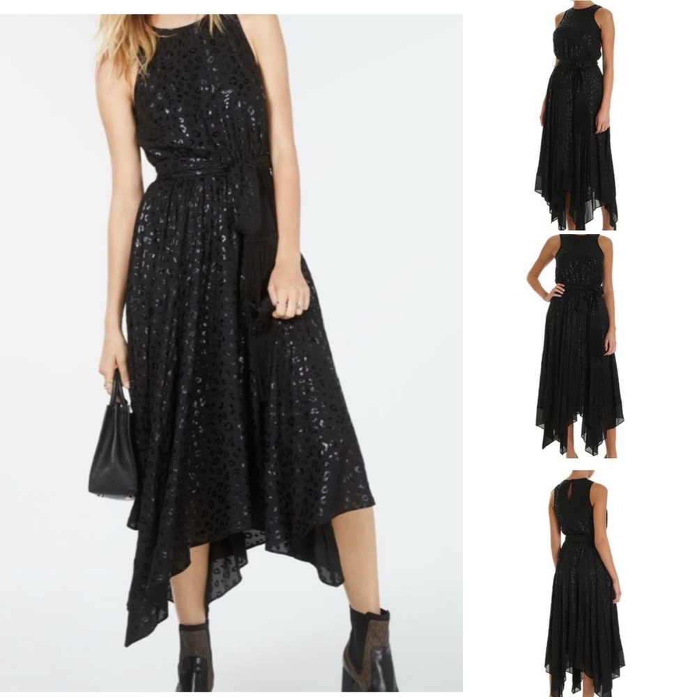 Michael Kors Floral Leopard Print Dress